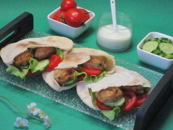 Рецепт питы с фрикадельками из нута фалафель