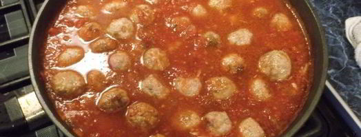 спагетти с фрикадельками. Шаг 4