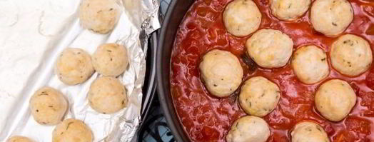 спагетти с куриными фрикадельками. Шаг 9