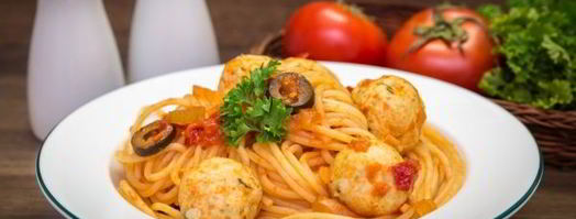 спагетти с куриными фрикадельками. Шаг 13