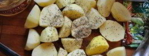 запеченный картофель с фрикадельками. Шаг 4