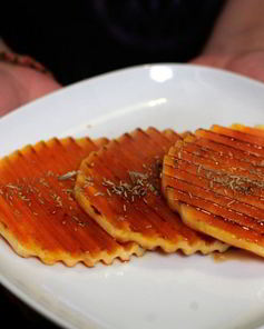 Гарнир из медовой тыквы