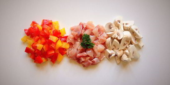 Азиатский рис с курицей и овощами