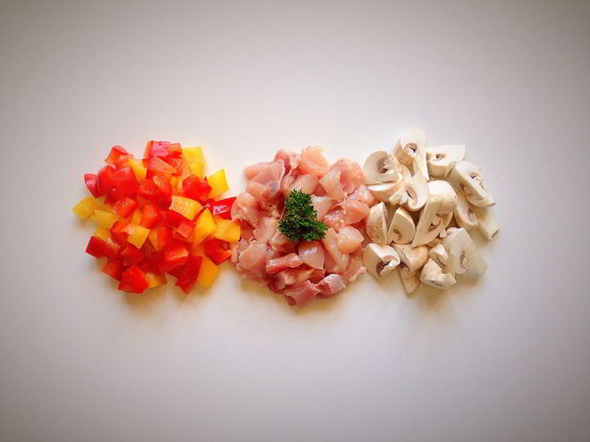 Рецепт азиатского риса с курицей и овощами