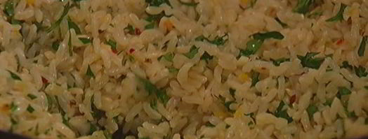 бурый рис аглио. Шаг 8