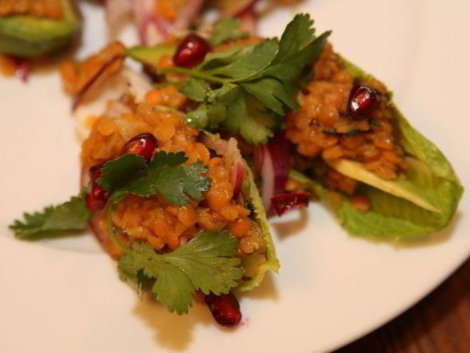 Рецепт чечевицы с авокадо