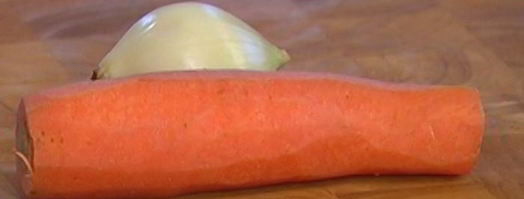 чечевица с грибами, ветчиной и куриными сосисками. Шаг 4