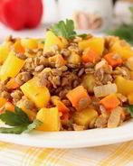 Чечевица с тыквой