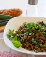 Чечевица с зеленым луком