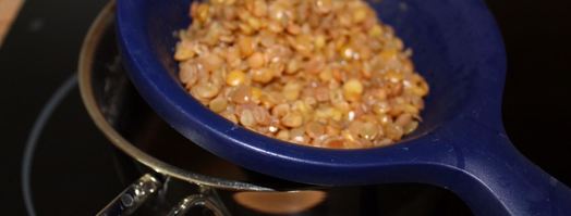 чечевица с зеленым луком. Шаг 5