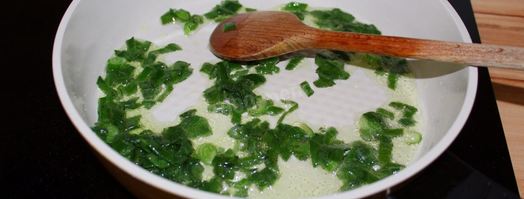 чечевица с зеленым луком. Шаг 6