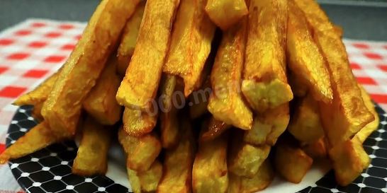 Картофель фри в вок сковороде