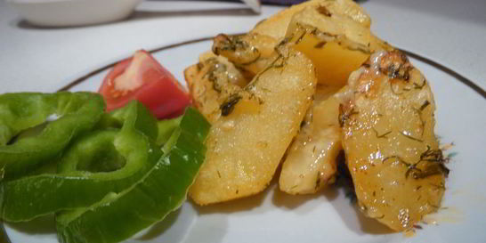 Картофель по-деревенски