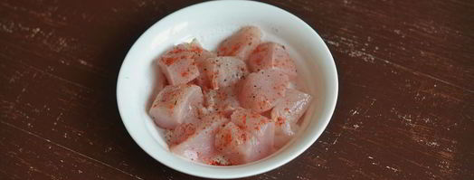 картофель с фасолью и куриной грудкой. Шаг 3