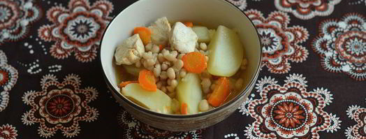 картофель с фасолью и куриной грудкой. Шаг 9