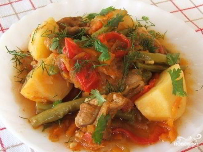 Рецепт картофеля с говядиной