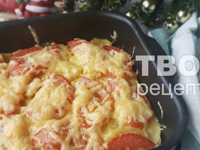 Рецепт картофеля с курицей