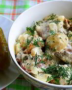 Картофель в сливках в духовке