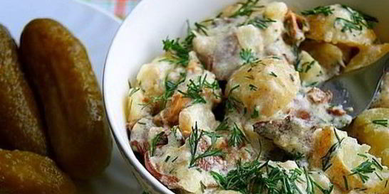 Картофель в сливках в духовке