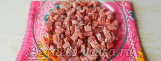 картошка с мясом в духовке. Шаг 3