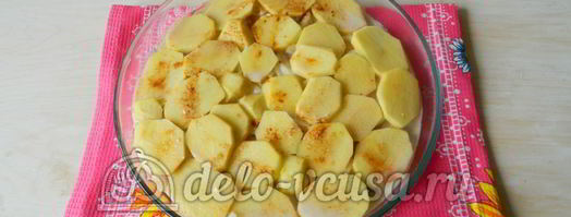 картошка с мясом в духовке. Шаг 7