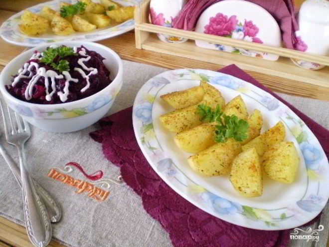 Рецепт картошки в духовке с паприкой