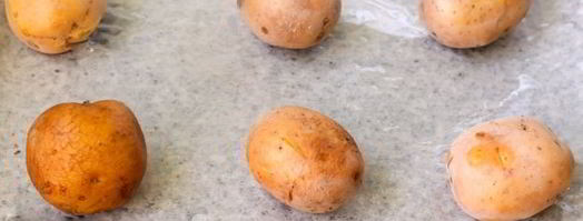 мятый картофель с ветчиной в духовке. Шаг 7