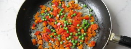 рис с брокколи и зеленым горошком. Шаг 6