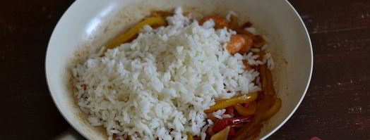 рис с креветками. Шаг 7