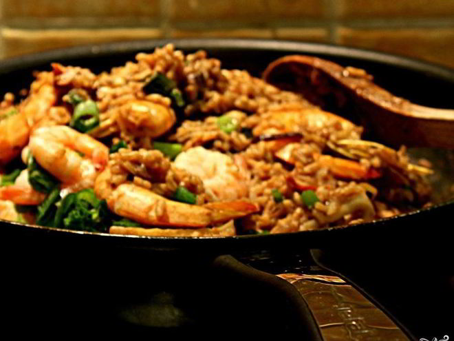 Рецепт риса с морепродуктами по-японски