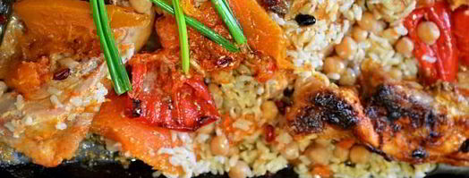 рис с овощами и курицей. Шаг 11