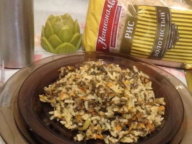 Рецепт риса с печенью