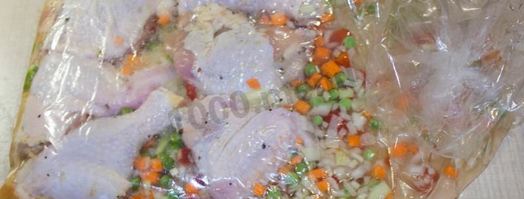 рис в рукаве с курицей и овощами. Шаг 20