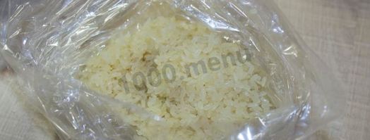 рис в рукаве с курицей и овощами. Шаг 9