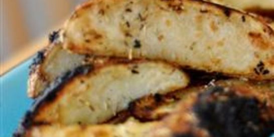 Румяный картофель гриль