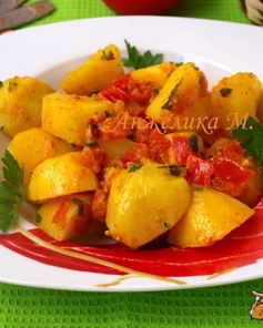 Варенный картофель со специями