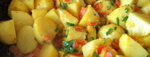 варенный картофель со специями. Шаг 5