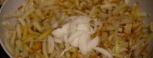 жареная картошка с зеленью. Шаг 6