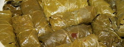 долма из маринованых виноградных листьев с говядиной. Шаг 5