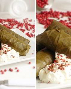 Долма в виноградных листьях в мультиварке