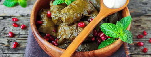долма в виноградных листьях. Шаг 10