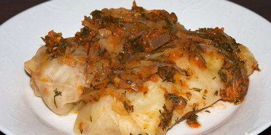 Голубцы из говяжьего фарша