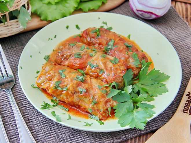 Рецепт голубцов из молодой капусты с фаршем и чечевицей