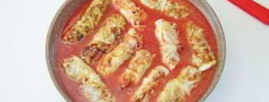 голубцы из молодой капусты с фаршем и чечевицей. Шаг 11