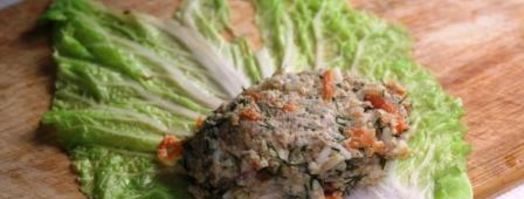 голубцы из пекинской капусты с отварным мясом. Шаг 15