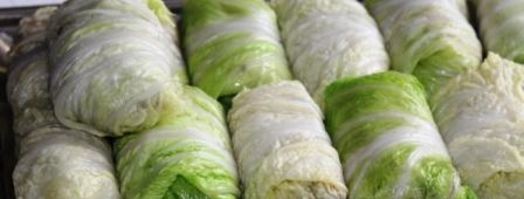 голубцы из пекинской капусты с отварным мясом. Шаг 16