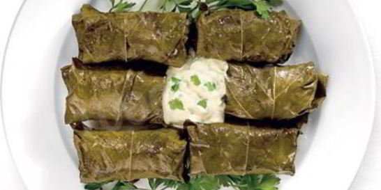 Голубцы из виноградных листьев по-еврейски