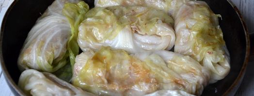 голубцы с фаршем и рисом в кастрюле. Шаг 13