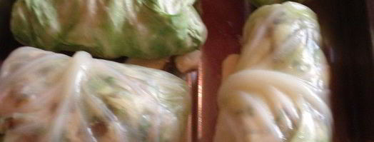 голубцы с грибами и брынзой. Шаг 6