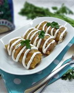 Голубцы с индейкой и киноа